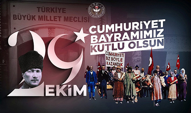 KAYMAKAMIMIZ SAYIN EJDER ŞAHİN'İN 29 EKİM CUMHURİYET BAYRAMI KUTLAMA MESAJI